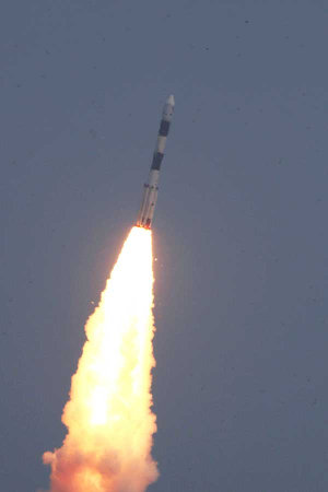 Astrosat dopo il decollo su un razzo vettore PSLV-XL (Foto cortesia IRSO. Tutti i diritti riservati)