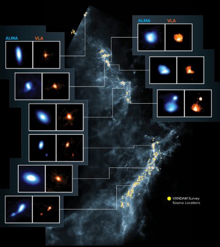 Protostelle nel Complesso di Orione