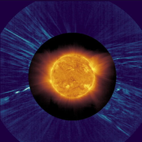 Il Sole visto dalla sonda spaziale Solar Orbiter il 25 marzo 2022