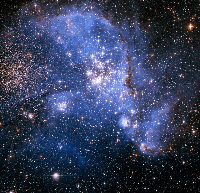L'ammasso NGC 346 visto da Hubble (NASA, ESA, A. James (STScI))