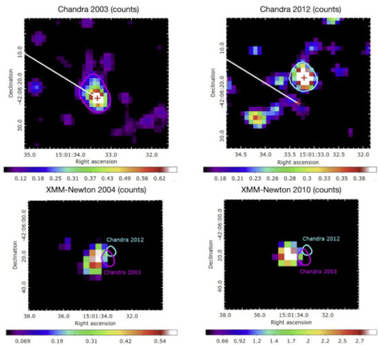 Quattro osservazioni ai raggi X dei resti di supernova SN 1006