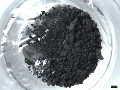 Campione dell'asteroide Bennu (Foto cortesia Yasuhiro Oba)