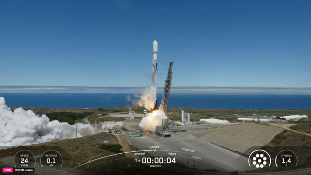 I satelliti TRACERS decollano su un razzo Falcon 9 (Immagine cortesia SpaceX)